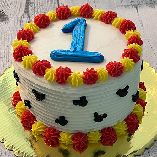 a first birthday cake